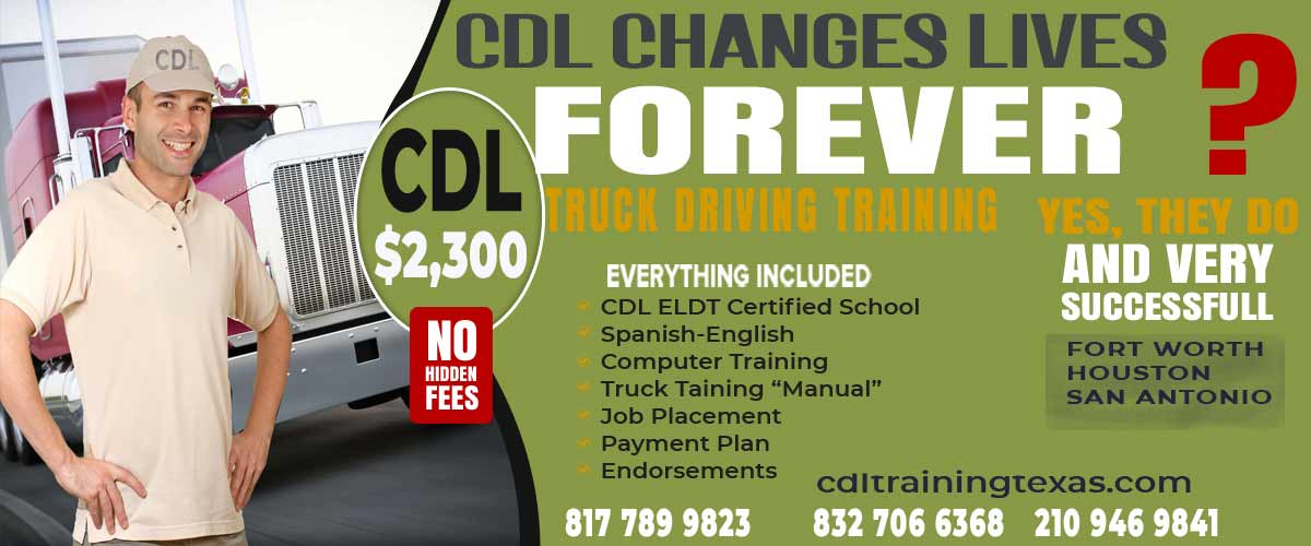 CDL School Tyler TX, Truck Driving Training Tyler, TX 2300